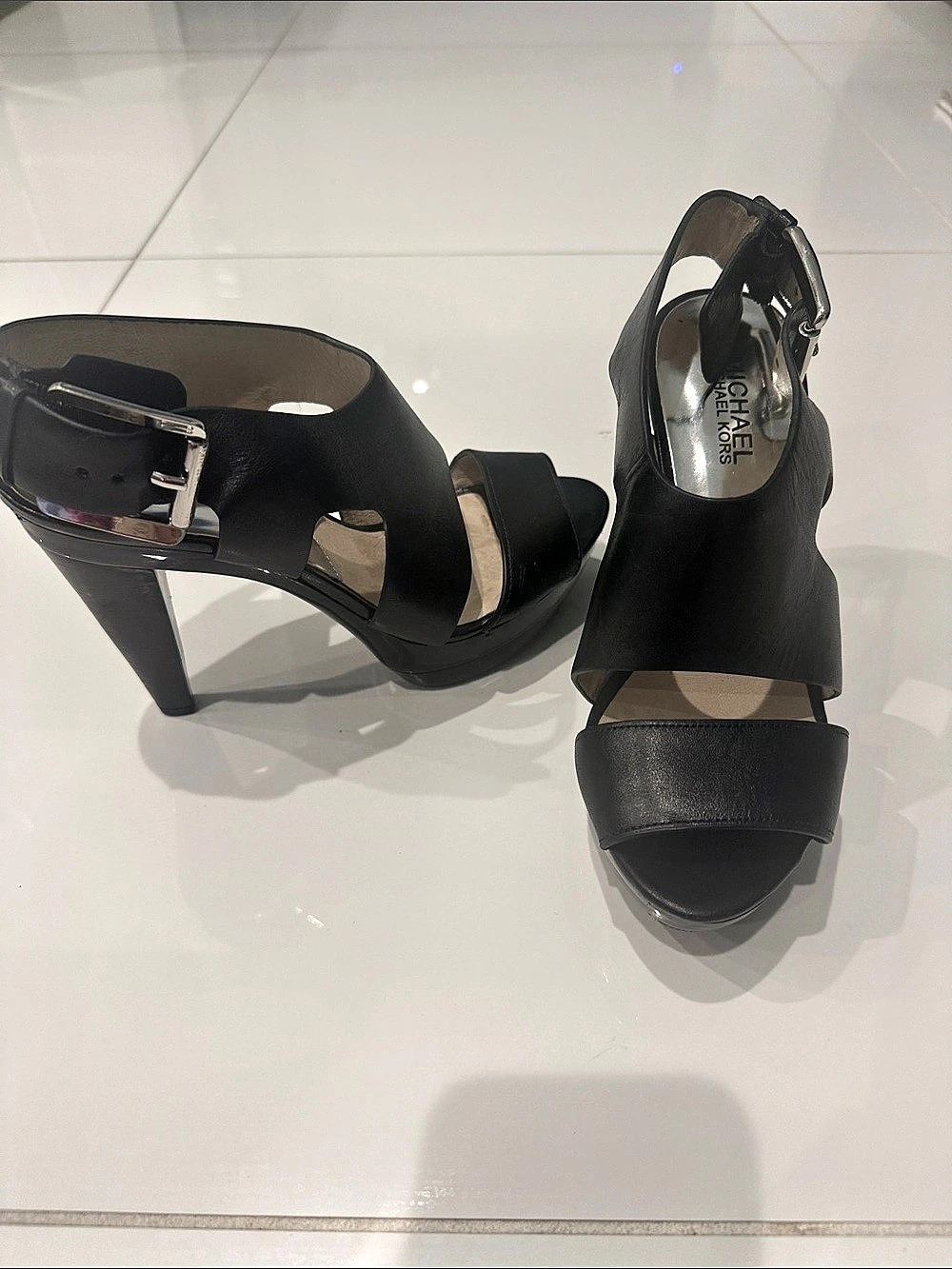 Michael Kors Black Platform Heels